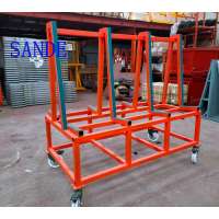 A frame for marble granite slab transport trolley  One-Stop High A-Frame Cart