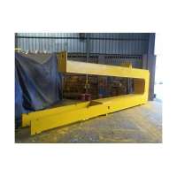 Slab bundle handler for loading bundle stone into sealed container