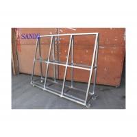 Slab transport rack slab dolly