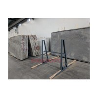 Warehouse Granite steel a-frame  double sided stone display slab rack